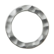 2x Rhodium 925 Sterling Silver Round Hammered Wave Hoop Jump Ring Charm Link Connector 13mm Findings 2x Rhodium 925 Sterling Silver Round Hammered Wave Hoop Jump Ring Charm Link Connector 13mm Findings