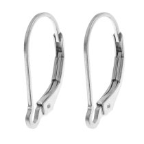 2 Sterling SILVER LEVERBACK earwire lever back EAR wire 15mm x 10mm 2 Sterling SILVER LEVERBACK earwire lever back EAR wire 15mm x 10mm